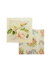 Набор салфеток для Декупажа Розы коттедж (211237/211238) (2шт) (упаковка)