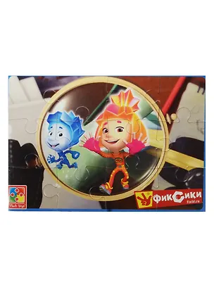 Мягкие пазлы А5 Фиксики (VT1103-28) (12 элементов) (4 мм) (235х165мм) (3+) (упаковка) 2492402