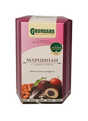 Конфеты глазированные Грондини, чернослив 140 г (Весна) 2399685