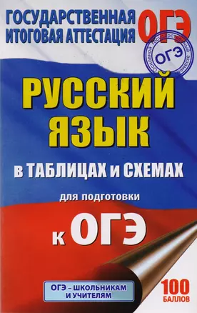 ОГЭ. Русский язык в таблицах и схемах : справочное пособие. 5-9 классы — 2602059 — 1