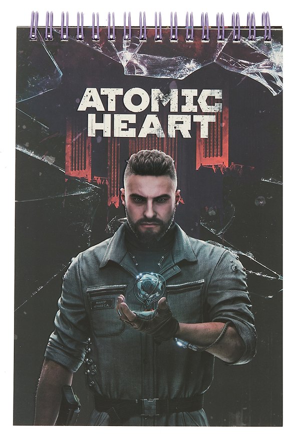 Творческий блокнот cо стикерами «Atomic Heart. Майор Нечаев», A5 3063062 — 1