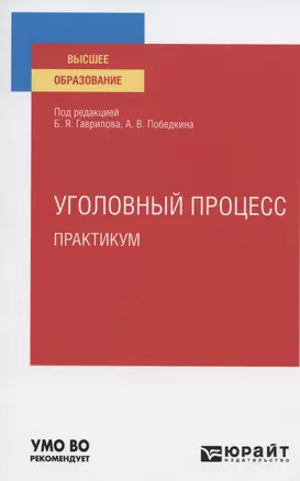 Уголовный процесс. Практикум. Учебное пособие для вузов — 2789962 — 1