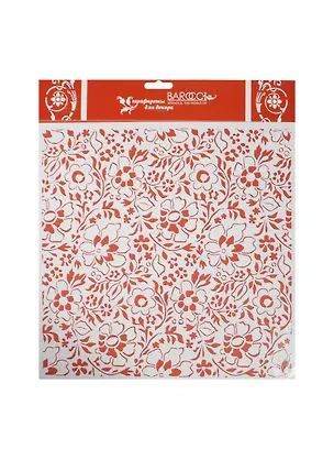 Трафарет пластик многоразовый Цветочная Поляна (АН3832800) (Ф-041) (30х30см) 2470312