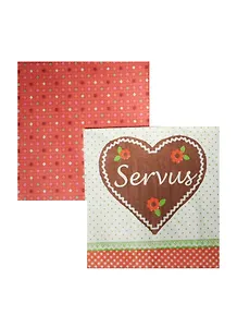 Набор салфеток для декупажа Воробушек/Тамино, красный (1210-13128/1208-13254) (10/900002476884