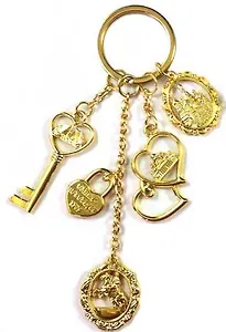 Брелок мет. гроздь фигурн. СПБ цв.золото