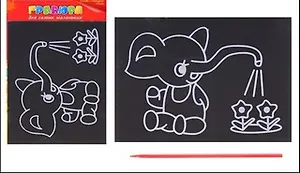 Гравюра цветная для самых маленьких Слоник (538585) (упаковка)