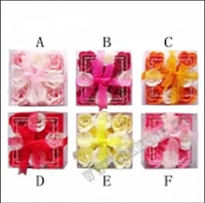 Мыло фигурное "Розы" (9 шт.) (6 видов) (581501) (10х10х4) (Ремеко РС)