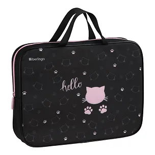 Папка для тетрадей А4 "Royal Kitty" 35*26,5*7,5см, ткань, молния 3161219