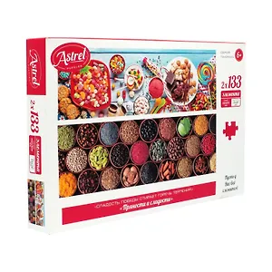 Пазл Специи и сладости Диптих Астрель 2х133 элемента 05725