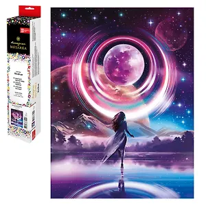 Набор для творчества. Алмазная мозаика Phoenix plus "Фантастический мир", 30 х 40 см