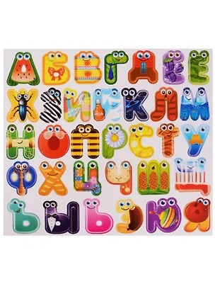 КТ Магнитный русский алфавит Веселые буквы (17х20см) (S-1900) 2619882