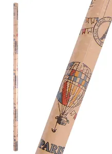 Бумага упаковочная 70*100см "Нотр-Дам" крафт., инд.уп.