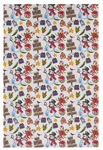 Коробка подарочная  "Снеговичок" 30.5*20*13см, Новый год, картон