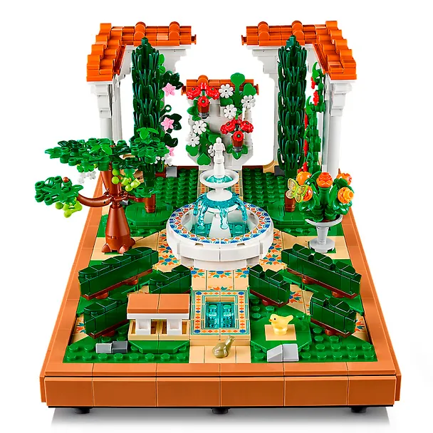 10359 Конструктор LEGO Icons Сад с фонтаном, 1302 деталей, возраст 18+ 3165433 — 9