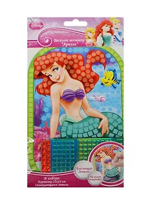 Веселая мозаика Ариэль (25163) (21х14см) (+самокл. дет.) (Disney Принцесса) (3+) (упаковка)
