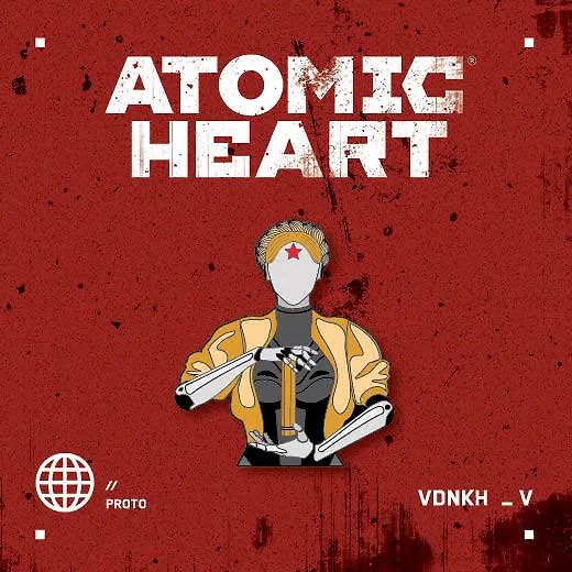 Значок металлический. Atomic Heart. Близняшка 3039306 — 1