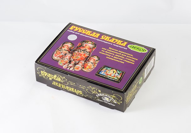 Краски акриловые «Русская сказка», 12 цветов, 20 мл 2257790 — 1