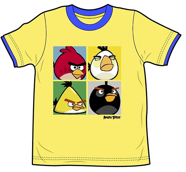 Angry Birds Футболка для мальчиков FOURSOME (5-6 лет, Желтый) (TSB83-YELL-AB) 2372984 — 1