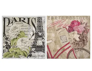 Набор для творчества Салфетки для декупажа Винтажный Париж - 2 шт, в ассортименте 325279