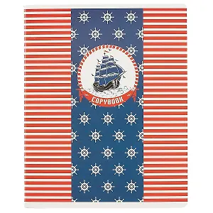 Тетрадь в клетку Феникс+, "Морской стиль", 48 листов, в ассортименте