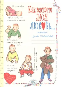 Книга для записей. "Как растет моя любовь". Рассказы и воспоминания о ребенке от рождения до трех лет.