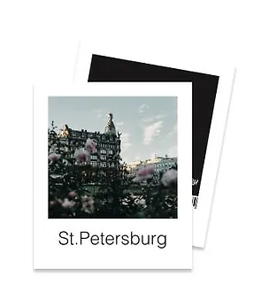 Открытка полароид Дом Зингера 3009537