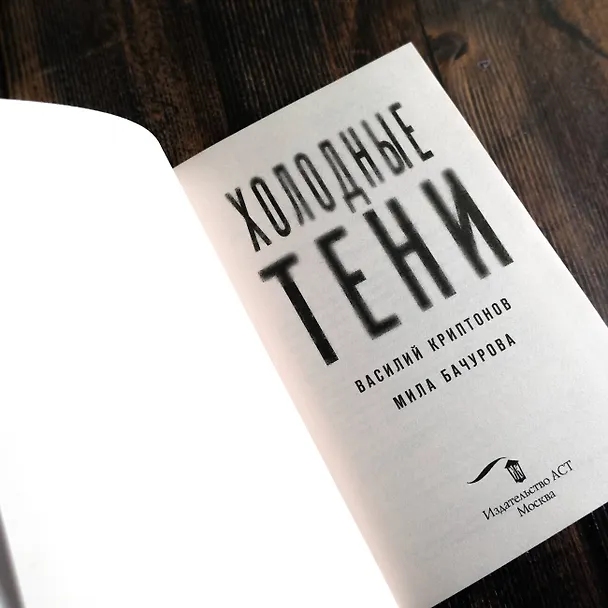 Книга Холодные тени (Василий Криптонов, Мила Бачурова) — 7