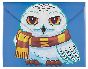 Папка-конверт А4 на кнопке "Сова", двуст.печать