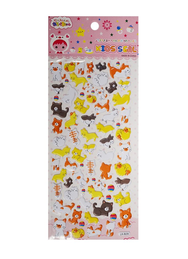 Наклейки мягкие «Кошки» 2531946 — 1