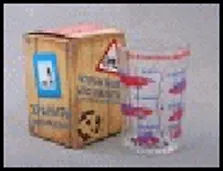 стакан За отличную рыбалку стекло в упаковке  6*6*11см 445435 2322833