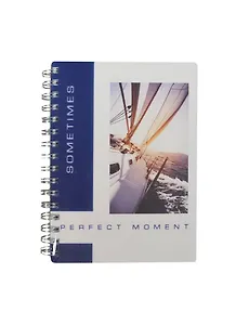 Блокнот А6 96л "Moments" пласт.обл., бок.спираль, скругл.углы, IN FOLIO