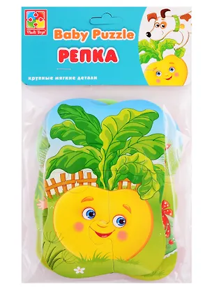Мягкие пазлы Baby puzzle Vladi Toys Сказки Репка NEW 2789768