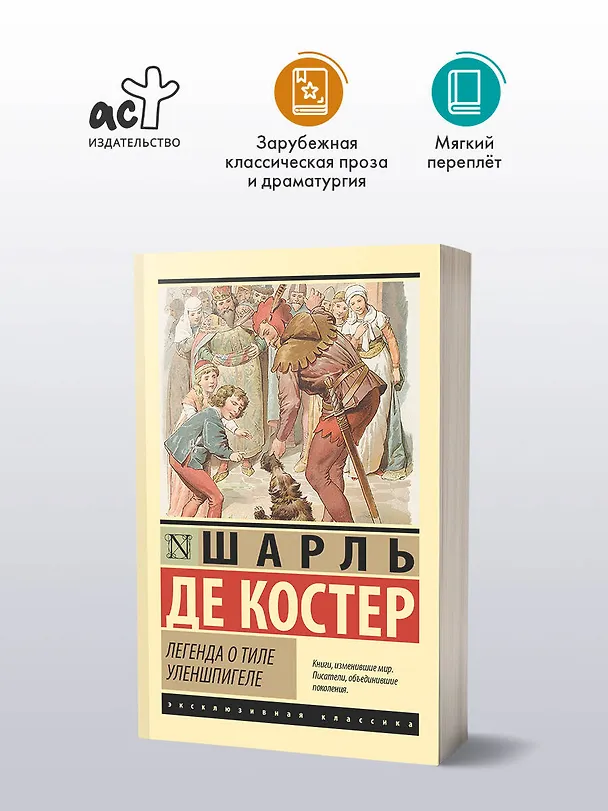 Книга Легенда о Тиле Уленшпигеле (Шарль Теодоор Анри Де Костер) — 4