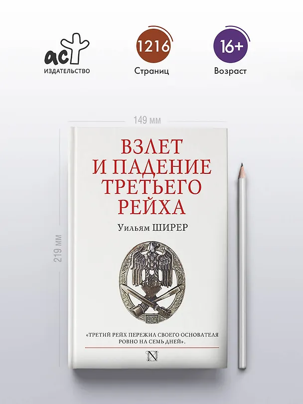 Книга Взлет и падение Третьего Рейха (Уильям Ширер) — 5