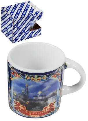 Кружечка Сергиев Посад (фарфор) (4 см) (061-SM-31) 2568838