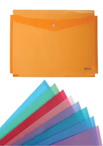 Папка-конверт А4 с кнопкой раздвигающийся (300л.), CENTRUM