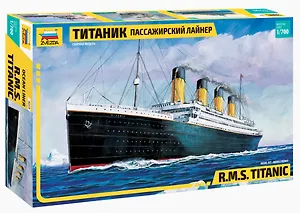 Сборная модель ЗВЕЗДА, Пассажирский лайнер Титаник 1/700