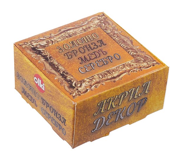 Краски акриловые металлик, 4 цвета, 22 мл, Olki 2804725 — 1