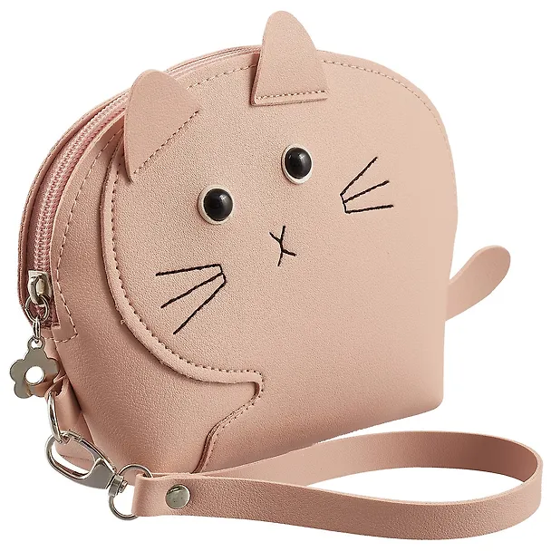 Косметичка на молнии Котик клубочком (PU) (18×14) (ПВХ бокс) (12-11592-ZY-30) 2693487 — 1