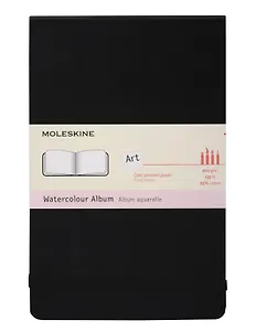 Moleskine/Молескин Блокнот Classic" Large, 21х13 см, 72 листа, для акварели, черный"