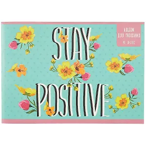 Альбом для рисования Listoff, Stay positive, А4, 40 листов, на скрепке