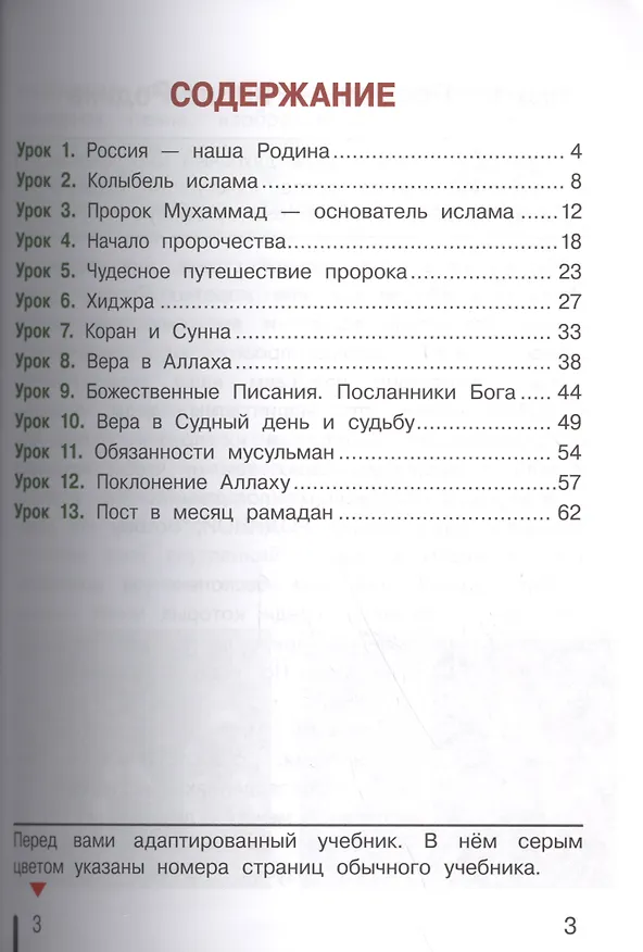 Книга Основы религиозных культур и светской этики. Основы исламской культуры. 4 класс. Учебник для детей с нарушением зрения. В 2-х частях. Часть 1 (Дэйлара Латышина) — 2