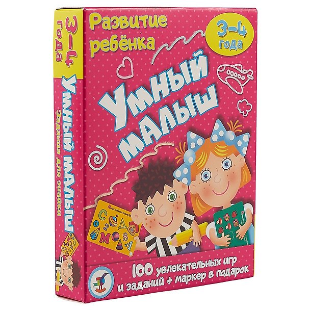 Настольная игра «Умный малыш», развивающая, Дрофа-Медиа 2700737 — 1