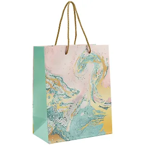 Пакет "Розово-зеленый мрамор", А5