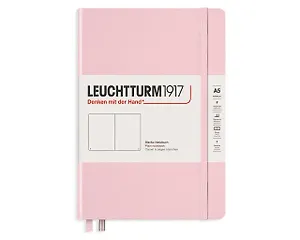 Книга для записей A5 125л нелин. "Classic" тв.обл., пудровый, Leuchtturm1917