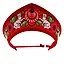 Кокошник-ободок Русские промыслы красный (текстиль) — 3126245 — 1