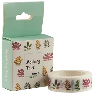 Лента бумажная Листья 5м х 1,5 см