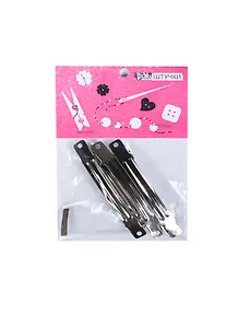 Заготовки для заколки-автомат (80мм*8мм) (3шт) (заготовки для декорирования) (упаковка)