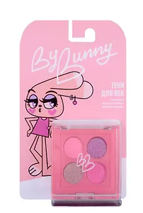 By Bunny Тени для век палетка 4 цвета (розовые и сиреневые оттенки) (BB058)