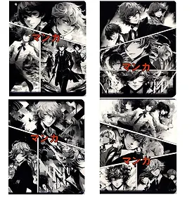 Тетрадь в клетку "Манга", 48 листов, в ассортименте